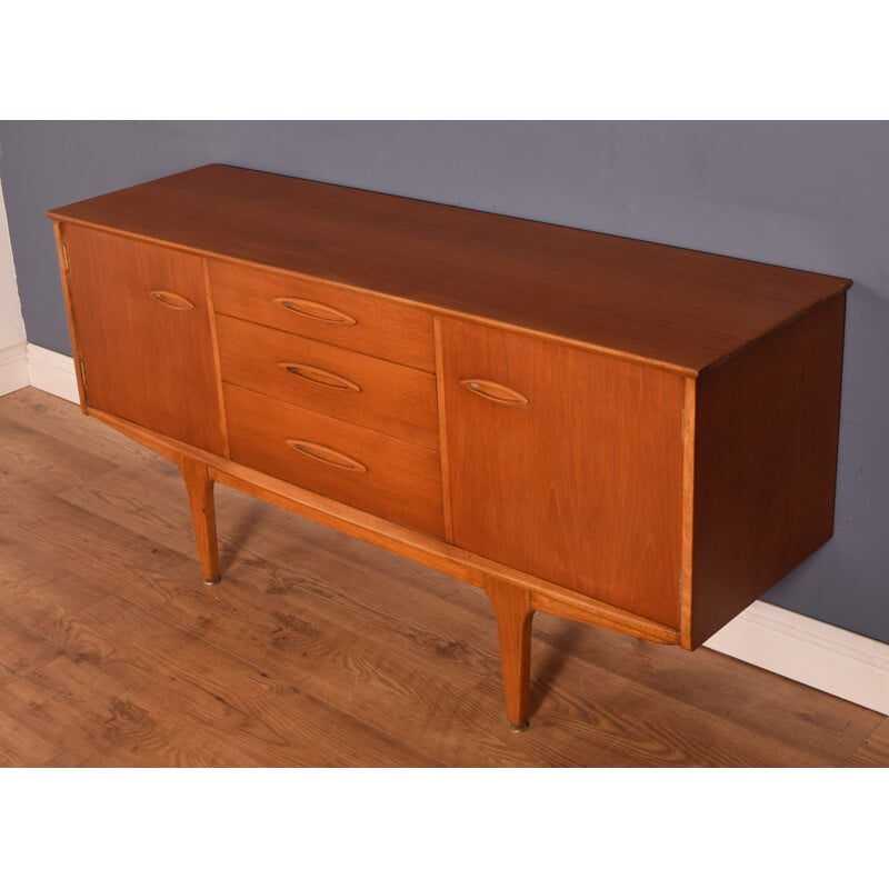 Teak vintage sideboard with three drawers by Jentique, 1960s