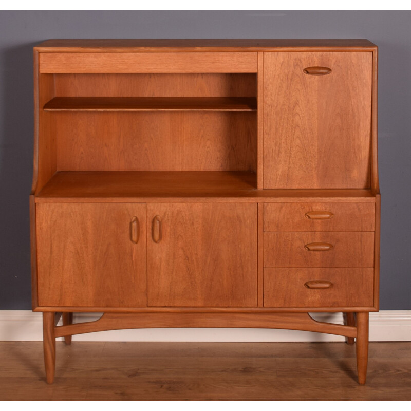 Mid century teak highboard by Victor Wilkins for G Plan, 1960s