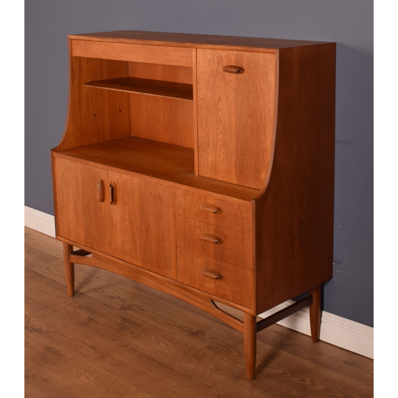 Mid century teak highboard by Victor Wilkins for G Plan, 1960s