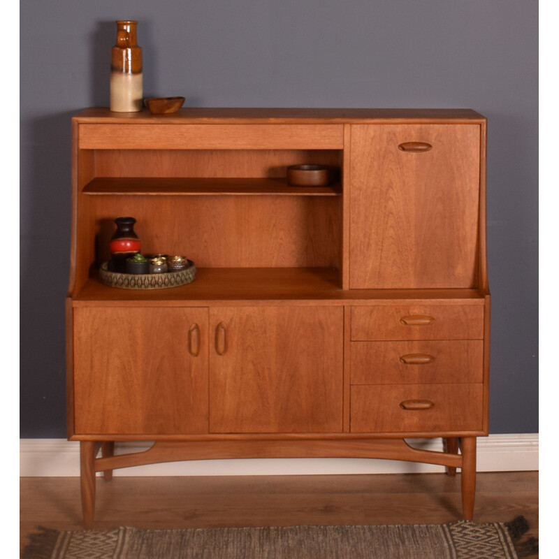 Mid century teak highboard by Victor Wilkins for G Plan, 1960s