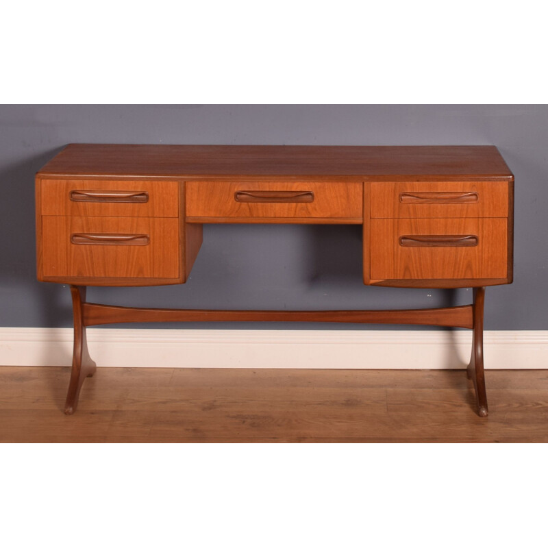 Vintage teak Fresco desk by G Plan, 1960s