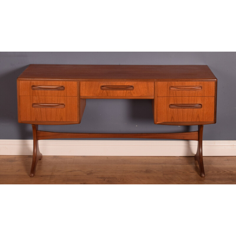 Vintage teak Fresco desk by G Plan, 1960s