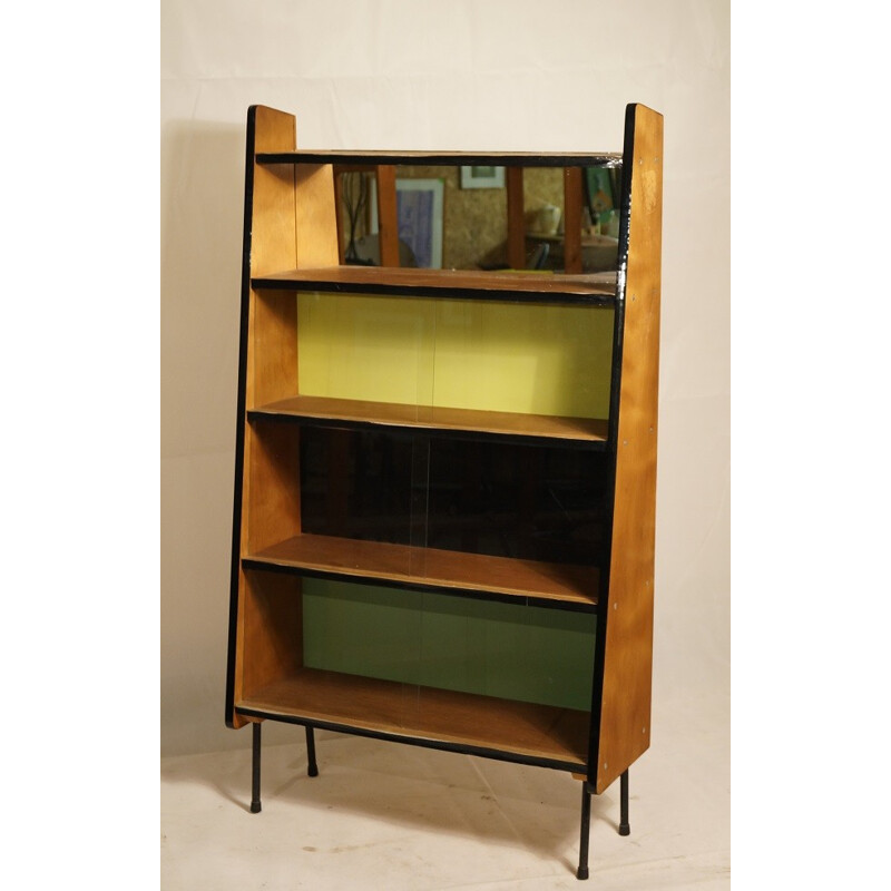 Bookcase "Trapeze" - 1950s