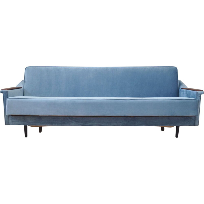 Vintage blue sofa, Denmark 1960s