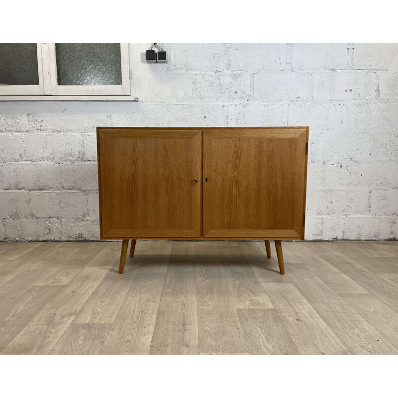 Scandinavian vintage oak sideboard, 1960