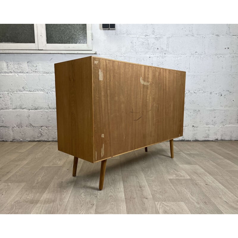 Scandinavian vintage oak sideboard, 1960