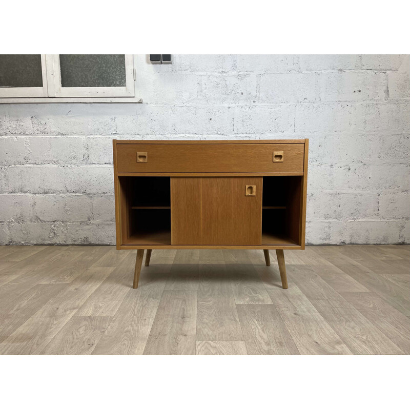 Scandinavian vintage oak sideboard, 1960