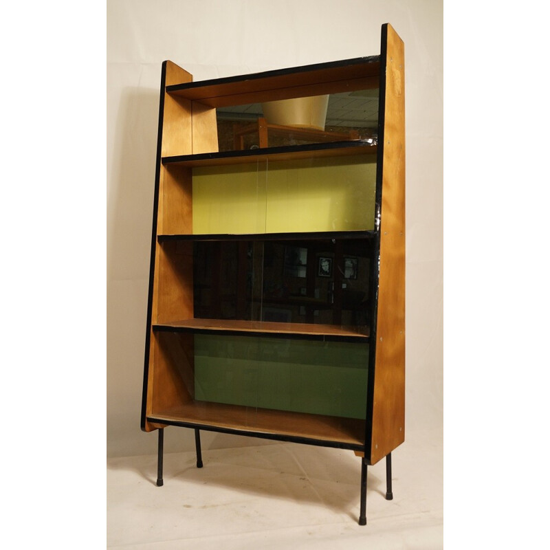 Bookcase "Trapeze" - 1950s