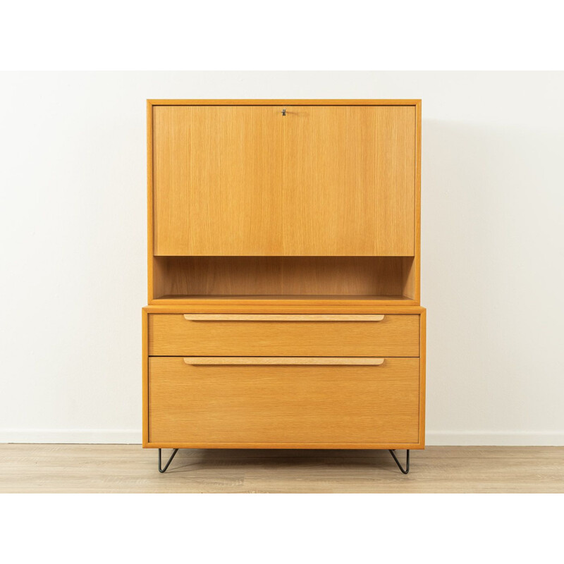 Vintage oak veneer desk by WK Möbel, 1960