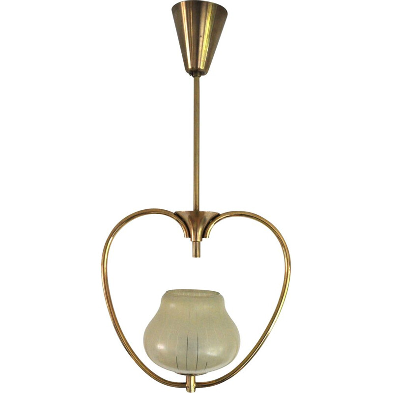 Art Deco vintage pendant lamp, Sweden 1930s