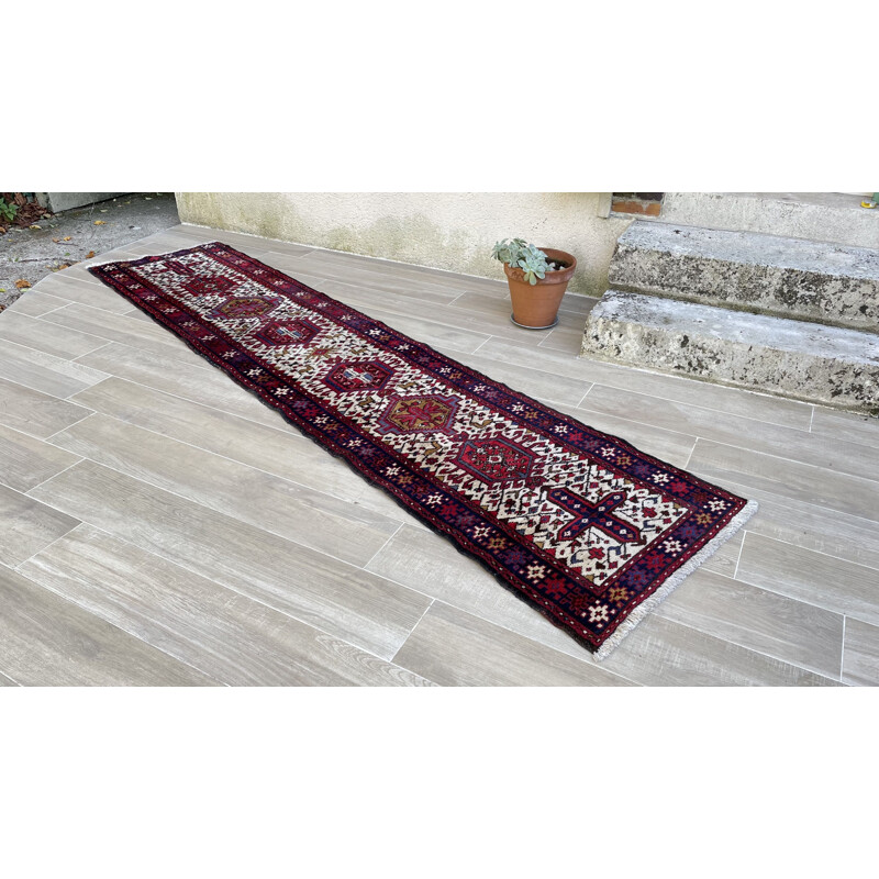 Vintage Persian hallway rug 74x320cm