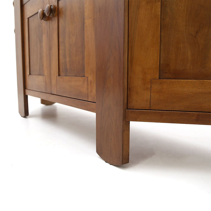 Walnut vintage sideboard by Silvio Coppola for Bernini, 1960s