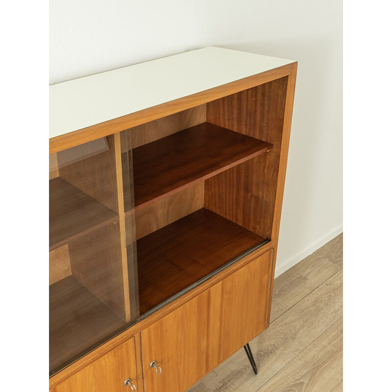 Vintage display cabinet in ash veneer, Germany 1950