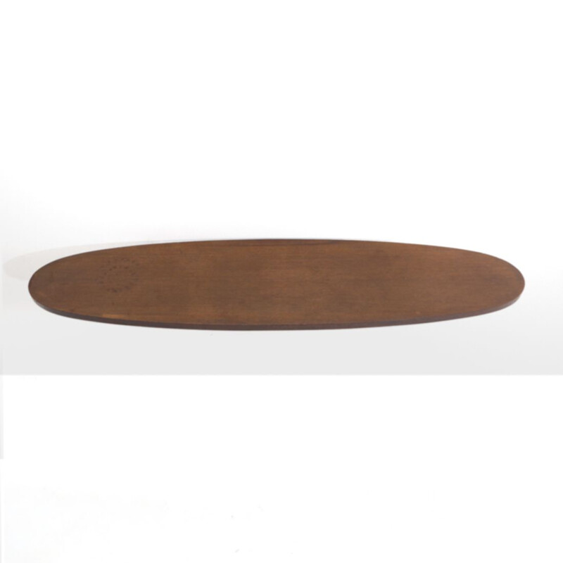 Vintage "M6" oval console table by Osvaldo Borsani for Tecno, 1960s