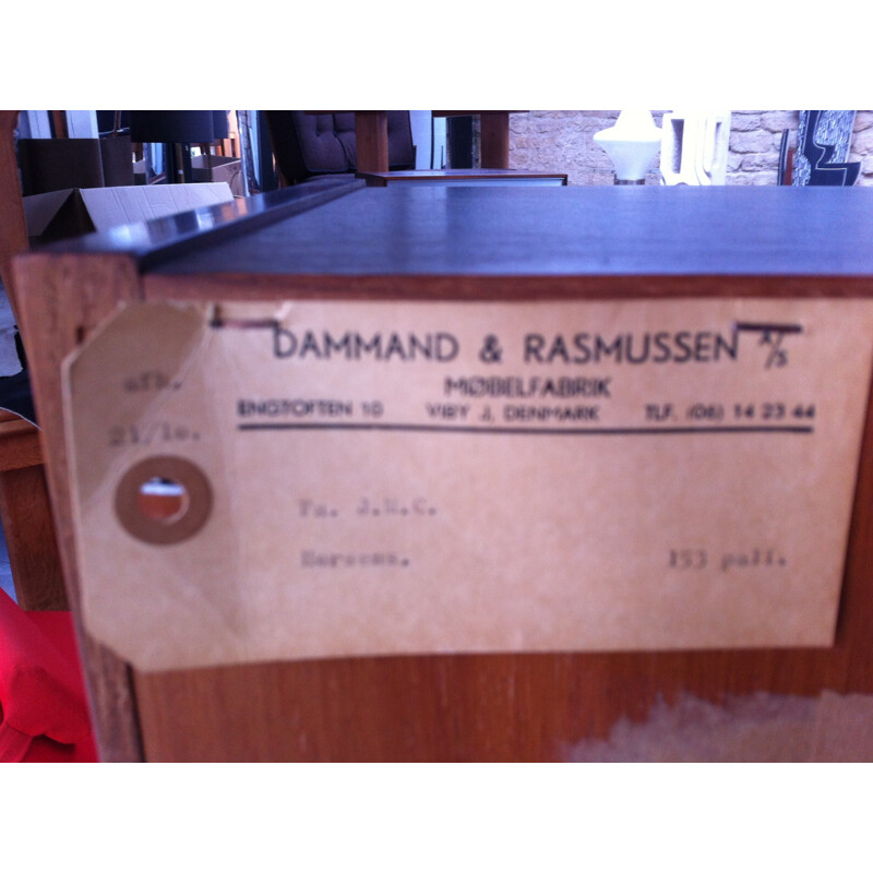 Scandinavian rosewood Damant & Rasmussen bookcase - 1960s