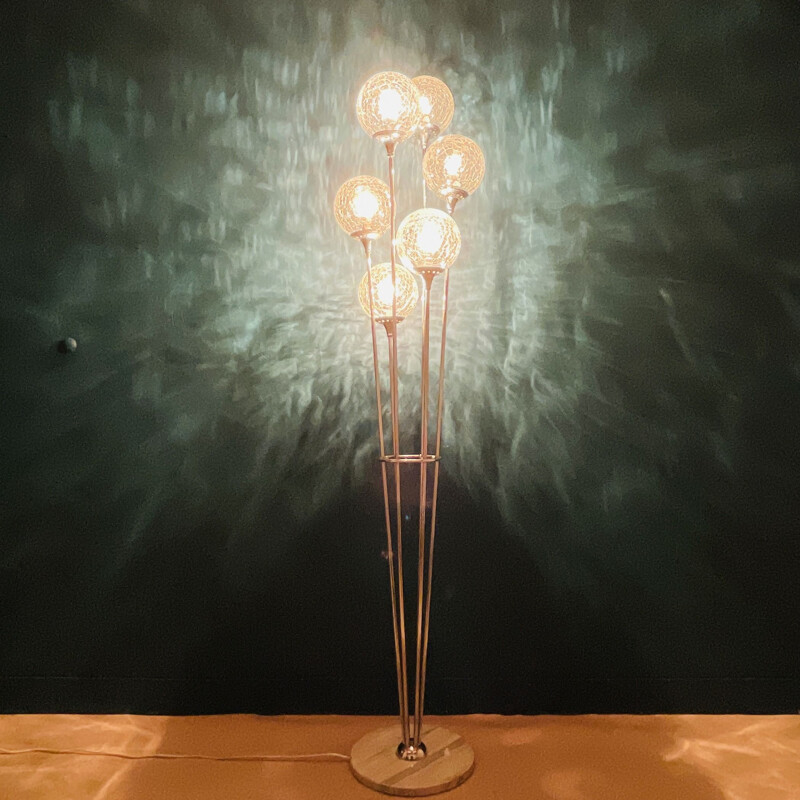 Mid-century floor lamp Alberello by Stilnovo, Italy 1960s
