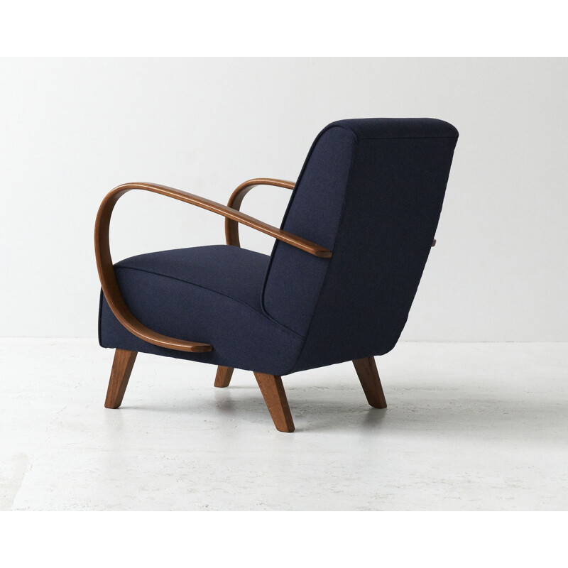 Mid-century H-410 armchair by Jindrich Halabala, 1930s