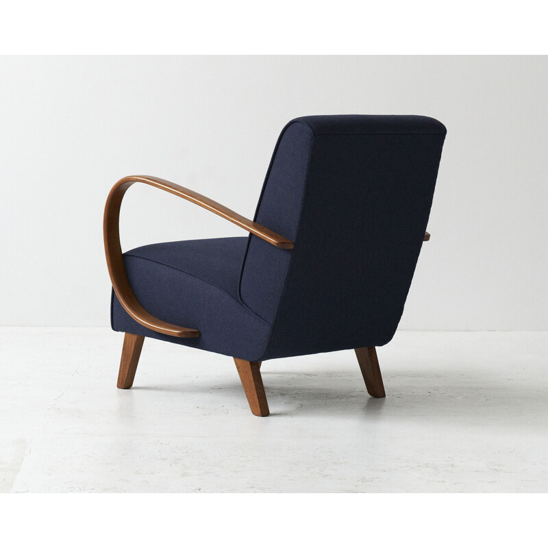 Mid-century H-410 armchair by Jindrich Halabala, 1930s