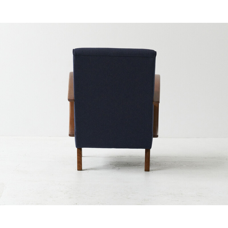 Mid-century H-410 armchair by Jindrich Halabala, 1930s