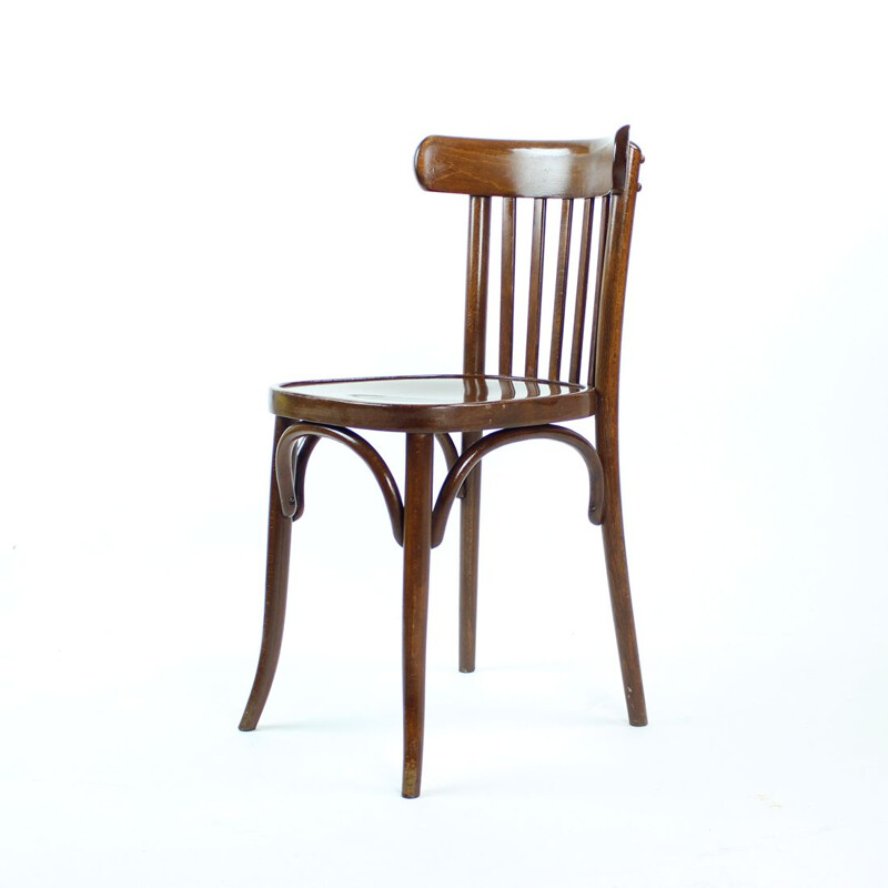 Vintage bistro coffee chair by Michael Thonet for Tatra, 1960s