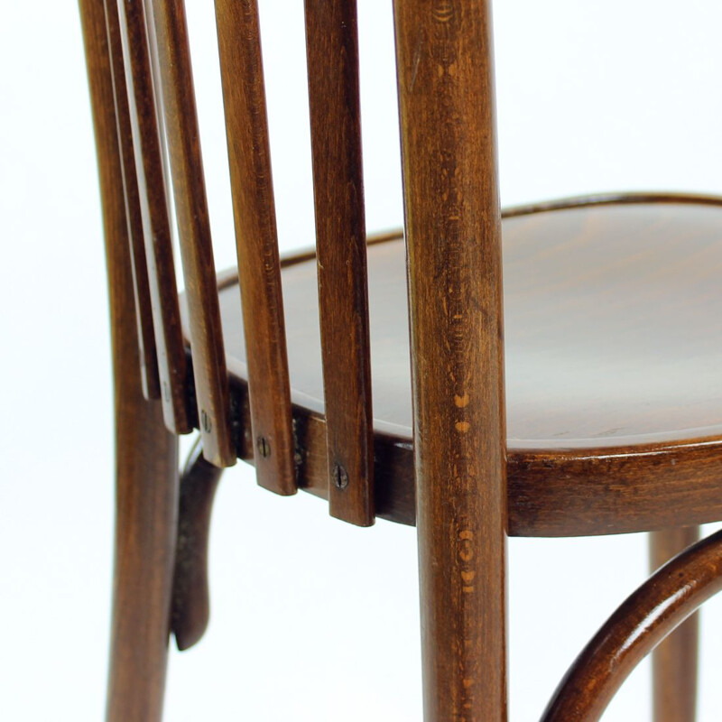 Vintage bistro coffee chair by Michael Thonet for Tatra, 1960s