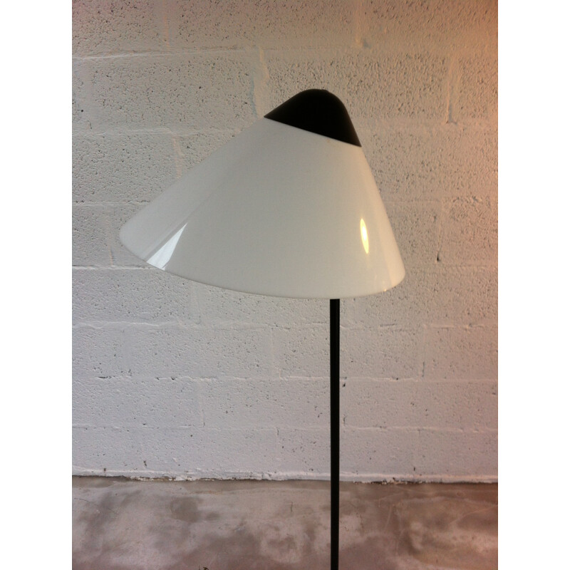 Louis Poulsen "Opala" floor lamp in steel, Hans WEGNER - 1970s