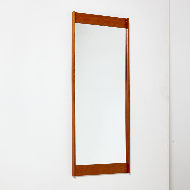 Vintage teak framed mirror, Denmark