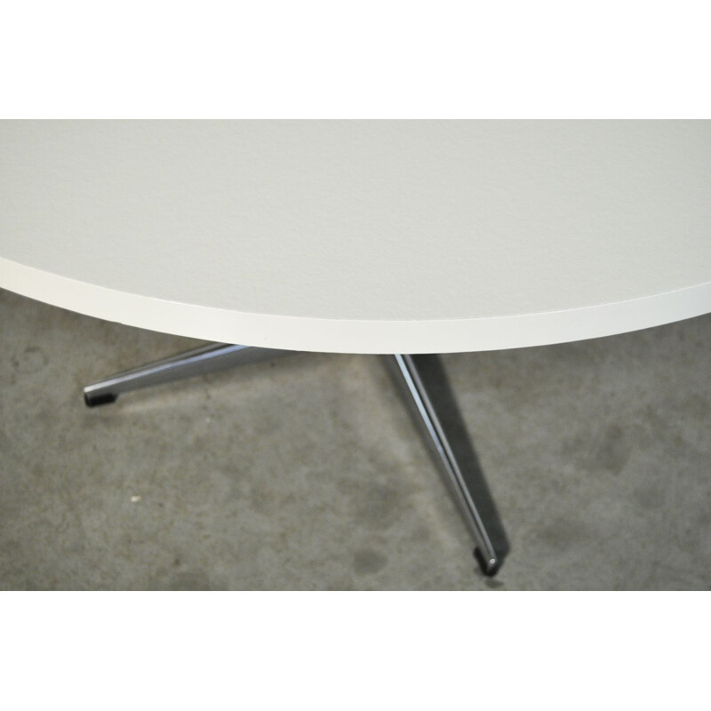 Mid-century round formica dining table by Pastoe, Netherlands 1970s