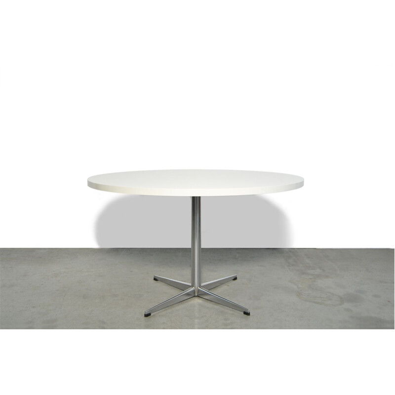 Mid-century round formica dining table by Pastoe, Netherlands 1970s