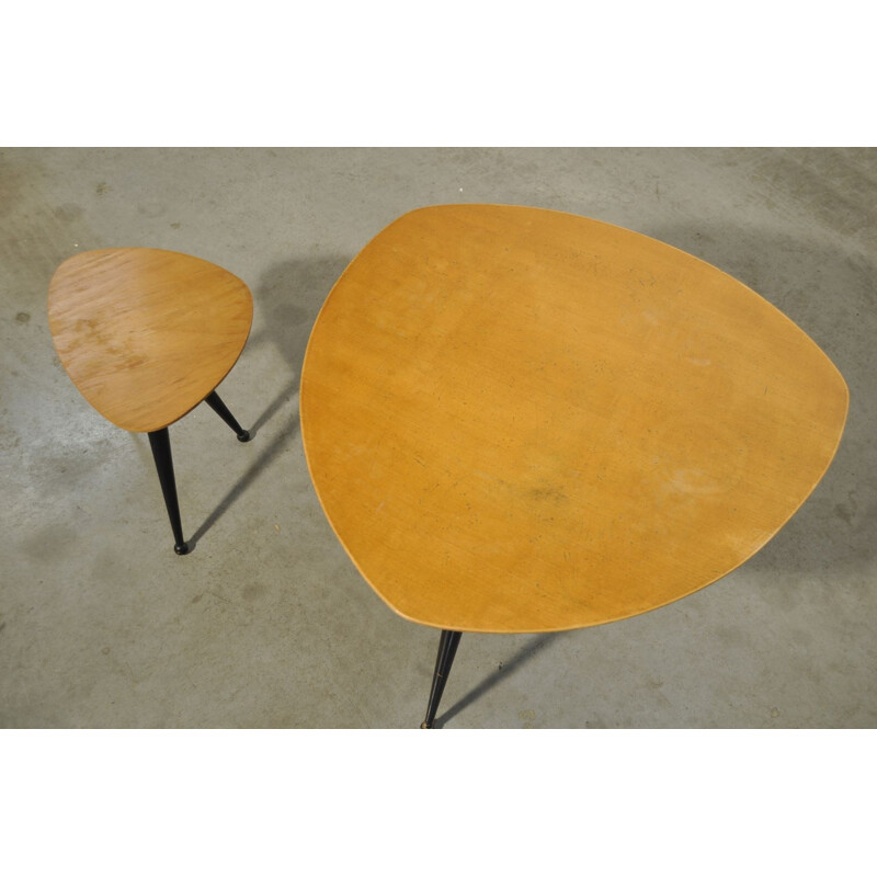 Set of vintage side tables by Cees Braakman for Pastoe, Netherlands 1950s