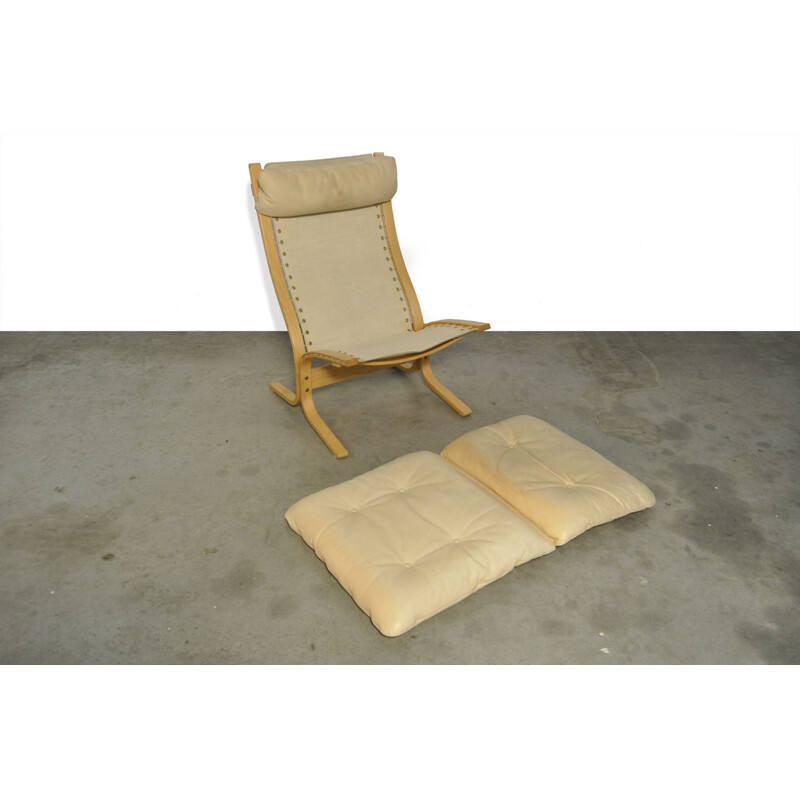 Vintage siësta lounge stoel van Ingmar Relling voor Westnofa, Noorwegen 1970