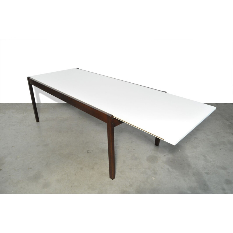 Vintage extendable wenge diningtable 6-8 persons Japanese serie by Cees Braakman for Pastoe, 1970s