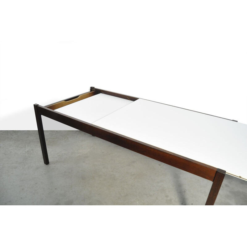 Vintage extendable wenge diningtable 6-8 persons Japanese serie by Cees Braakman for Pastoe, 1970s