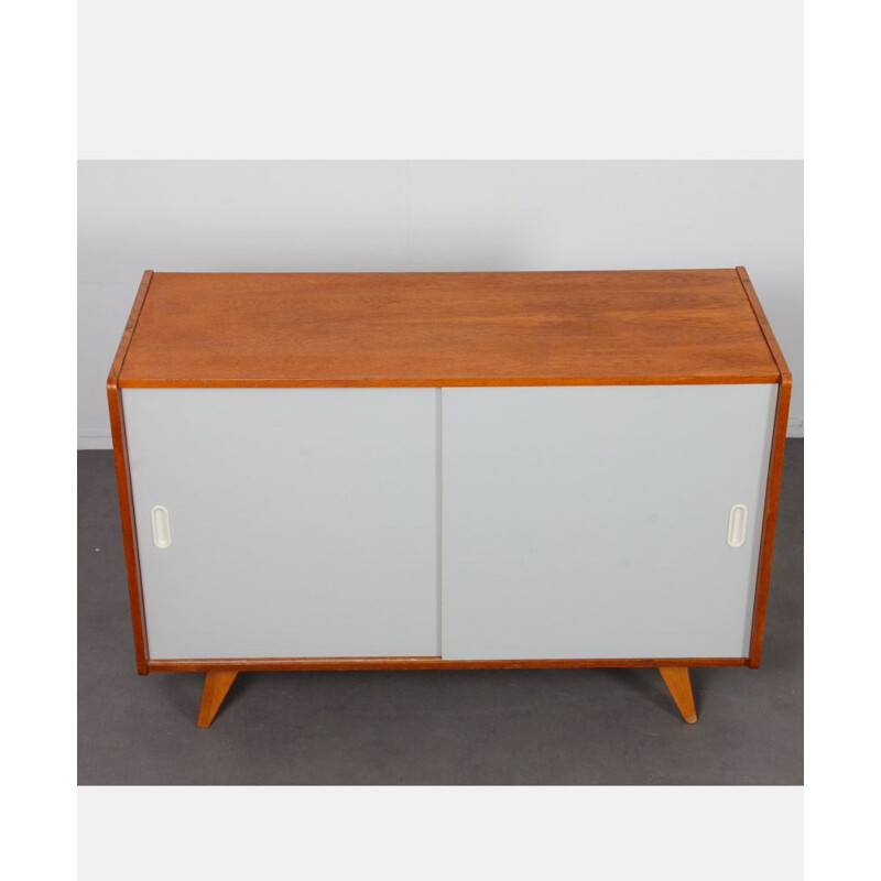 Vintage oak sideboard model U-452 by Jiri Jiroutek, 1960s