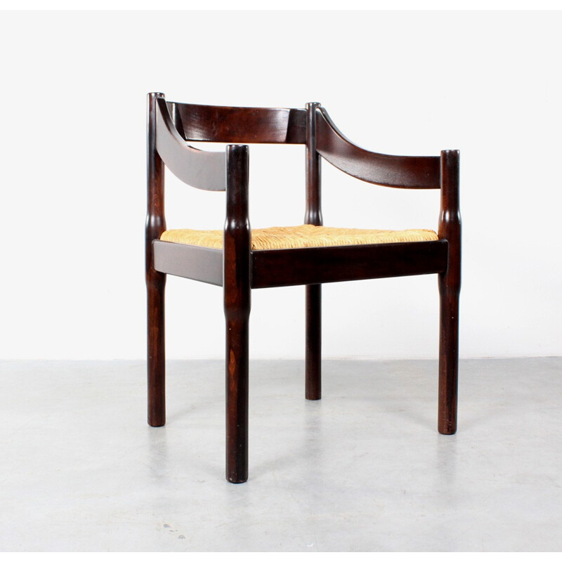 Set of 6 "Carimate" Cassina chairs, Vico MAGISTRETTI - 1960s