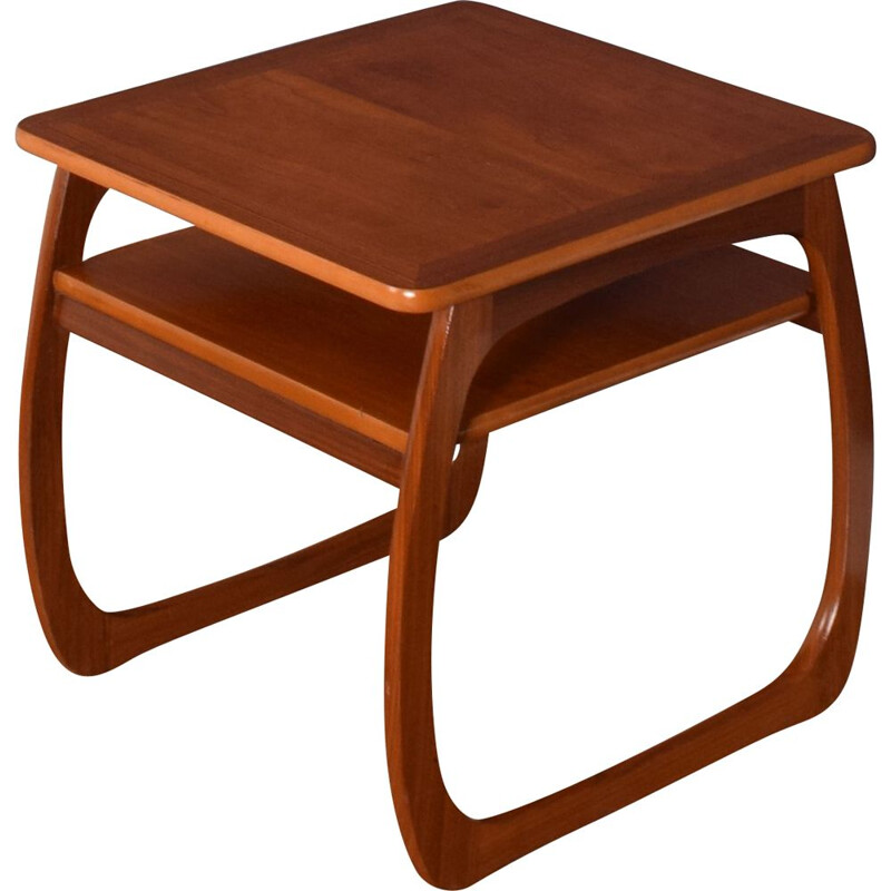 Vintage teak side table by Nathan Burlington, 1960s