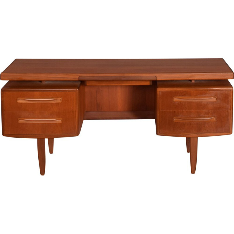 Vintage teak Fresco desk by Victor Wilkins for G Plan, 1960s