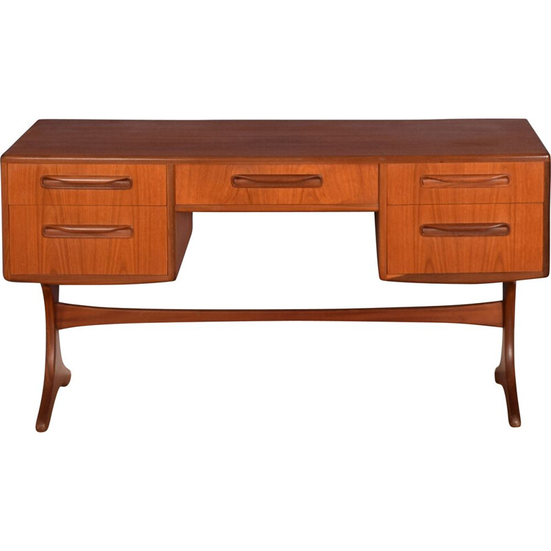 Vintage teak Fresco desk by G Plan, 1960s