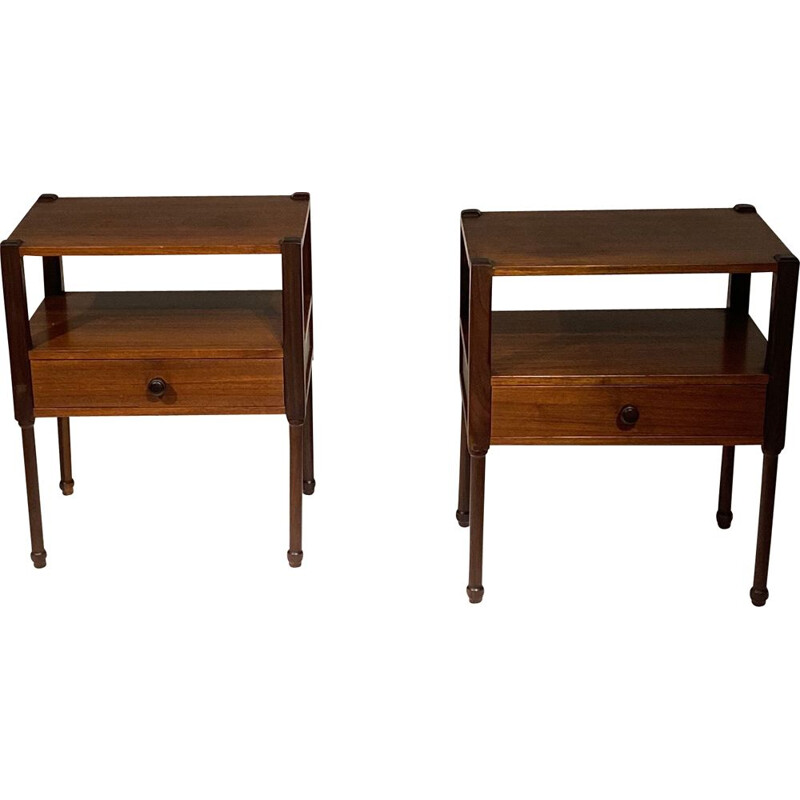 Pair of vintage night stands, Italy