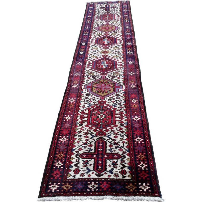 Vintage Persian hallway rug 74x320cm