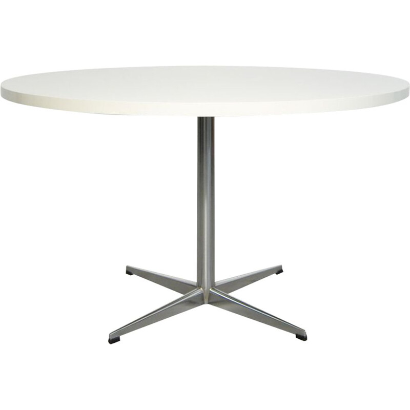 Mid-century round formica dining table by Pastoe, Netherlands 1970s