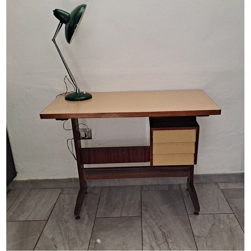 Mid-century italian formica desk, 1950s