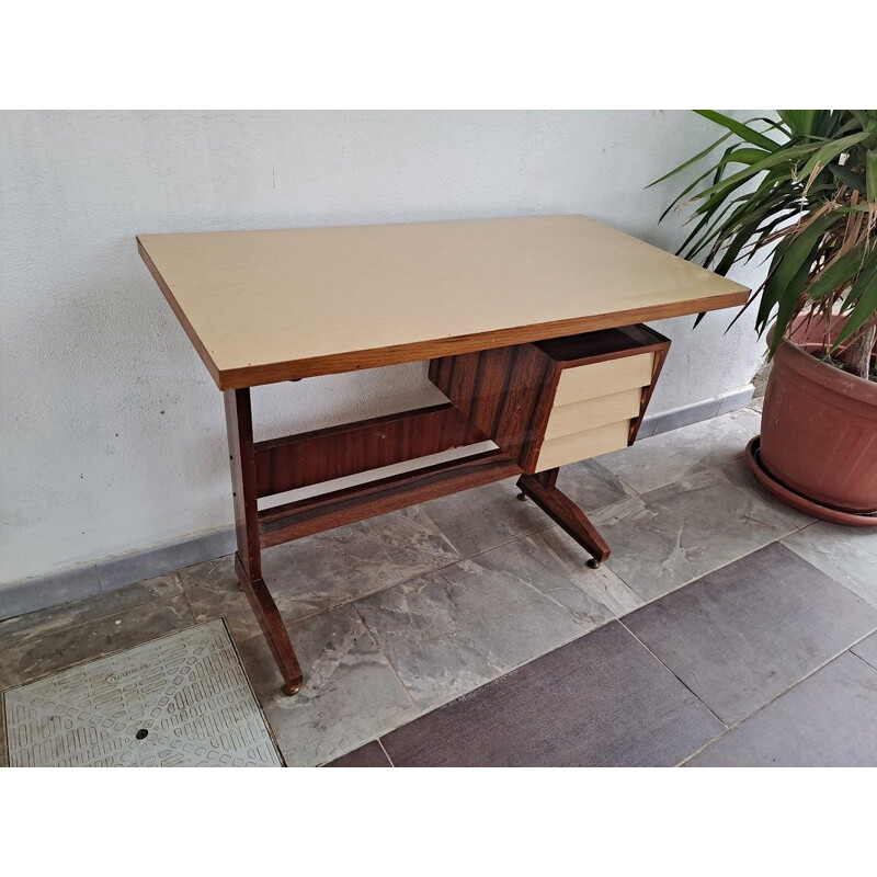 Mid-century italian formica desk, 1950s