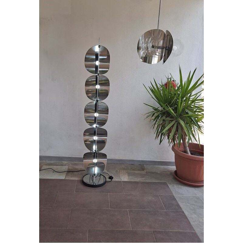 Mid-century modern Italian designer floor lamp for  Elica, 1960s