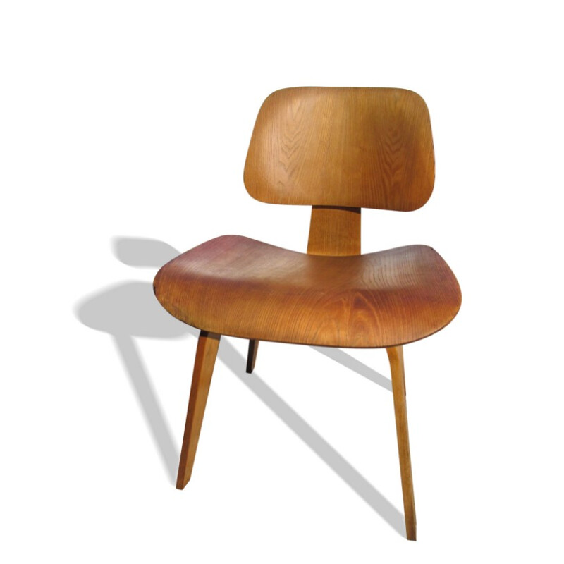 Herman Miller "DCW"chair in oak plywood, Ray & Charles EAMES - 1940s