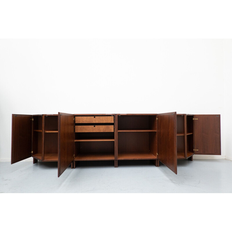 Vintage modern houten dressoir van Franco Albini, Italië 1950