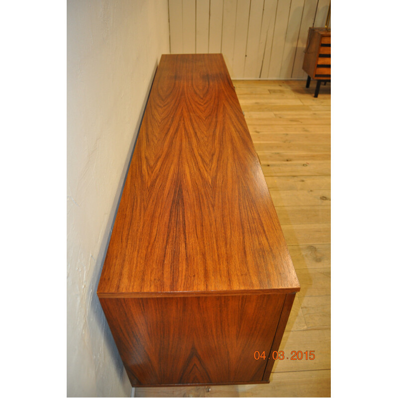 Sideboard in rosewood, Alain RICHARD - 1950s