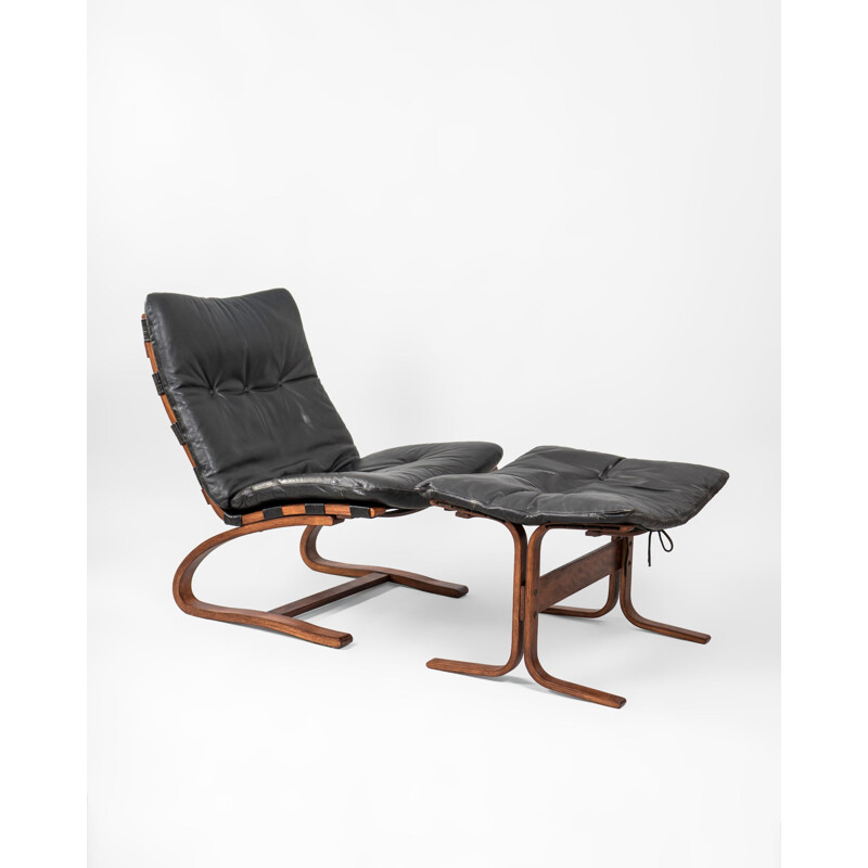 Vintage siesta lounge chair by Ingmar Relling for Westnofa, Norway 1960s