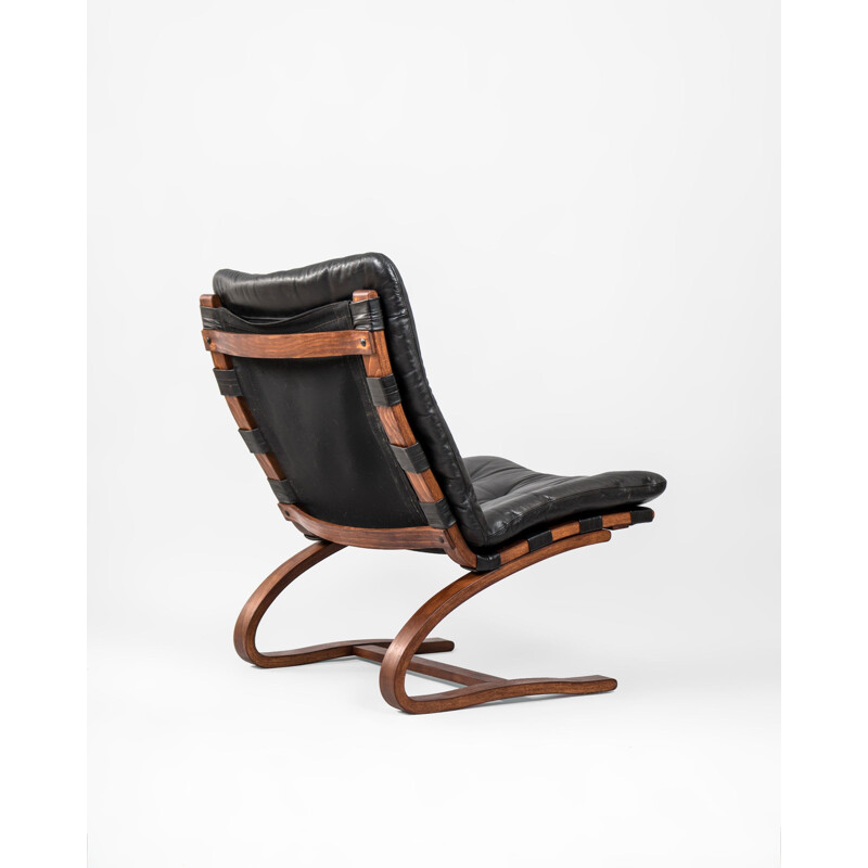 Chaise lounge vintage par Ingmar Relling pour Westnofa, Norvège 1960