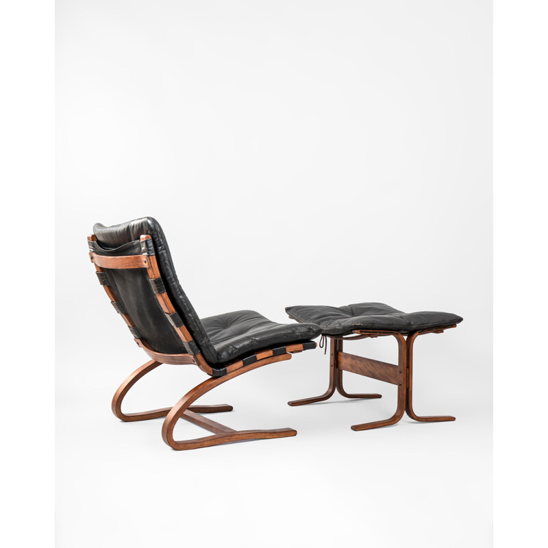 Chaise lounge vintage par Ingmar Relling pour Westnofa, Norvège 1960